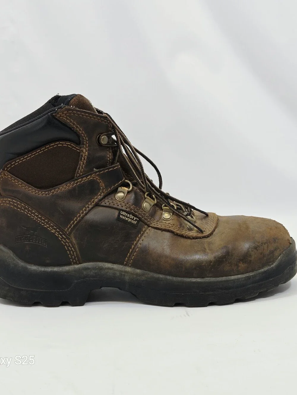 Irish Setter Steel Toe Waterproof Leather Work Boots Men’s 8.5 EE